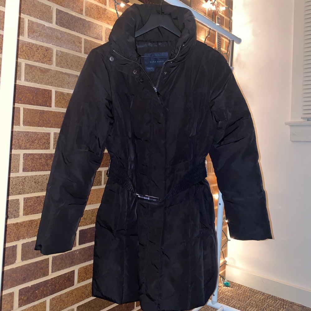 ZARA basic puffy coat